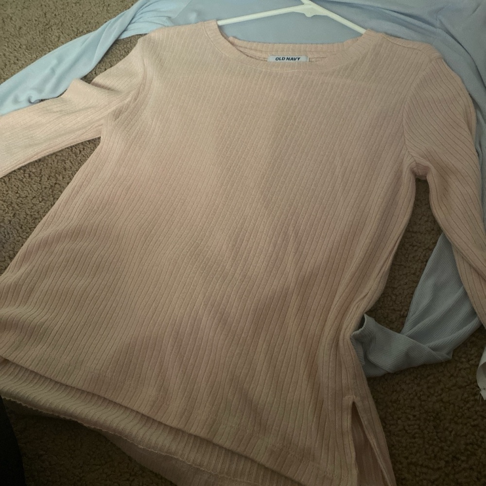 Kids pink long sleeve shirt old navy